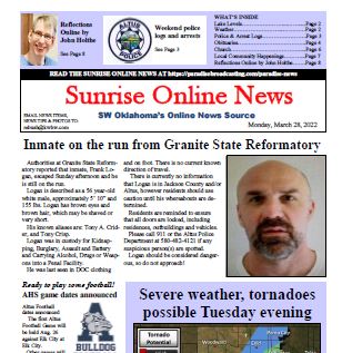 Read more about the article Sunrise Online Newspaper, Monday, March 28, 2022