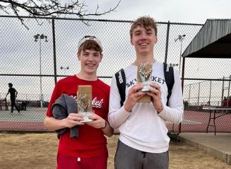 Read more about the article Tarver, Folk finishes 3rd in Boys Doubles