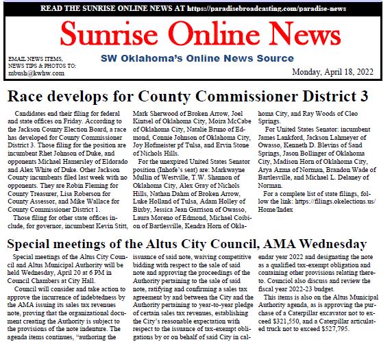 Read more about the article SUNRISE ONLINE NEWSPAPER