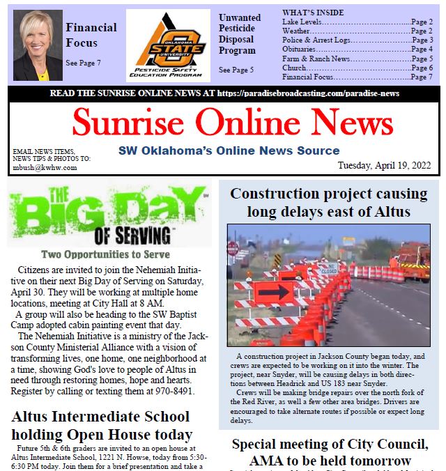 Read more about the article SUNRISE ONLINE NEWSPAPER