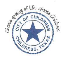 Read more about the article Childress City Council Calls meeting for Monday