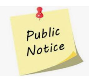 Read more about the article PUBLIC NOTICE