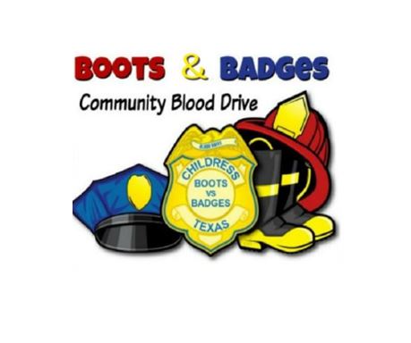 Read more about the article Boots & Badges Community Blood Drive in Childress Aug. 16