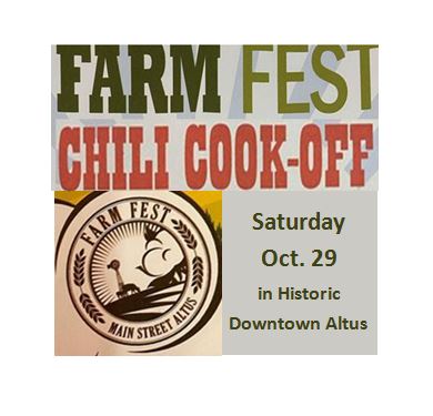 Read more about the article Farm Fest Chili Cook-Off set for Oct. 29 in Altus