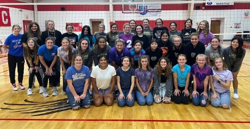 Read more about the article Quanah Lady Indians volleyball team wins over Chillicothe