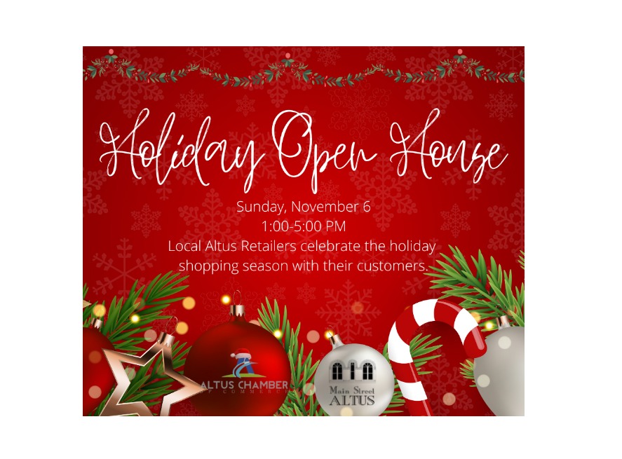 Read more about the article Holiday Open House this Sunday in Altus